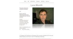 Desktop Screenshot of lucamoretti.org